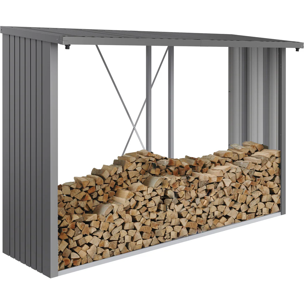 biohort WoodStock® 300 / Kaminholzregal und Geräteschrank - Image 2