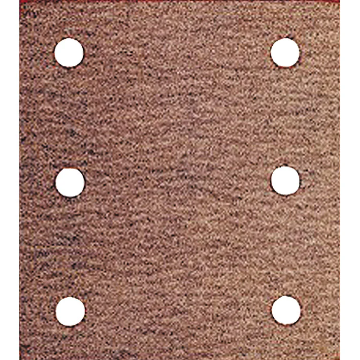 Schleifpapier / Klett, 6 Loch