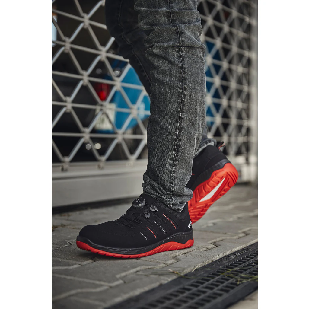 Sicherheitshalbschuh MADDOX BOA black-red Low ESD - Image 3