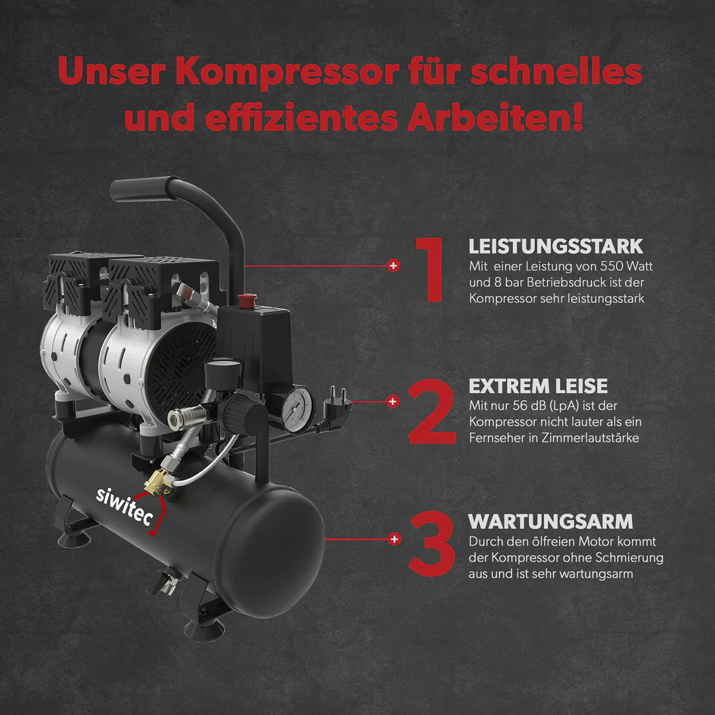 Siwitec Flüsterkompressor SK-550 - Image 4