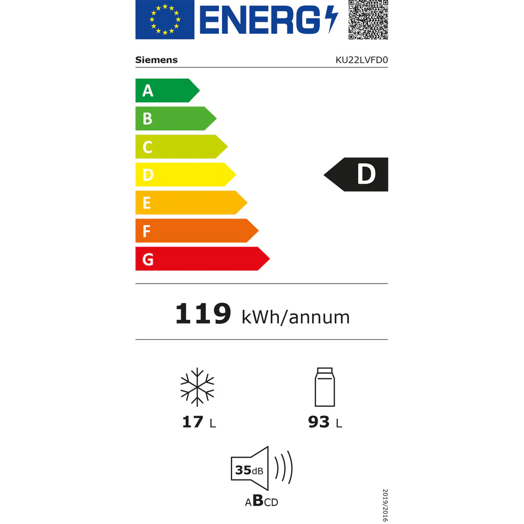 Unterbau-Kühlschrank mit Gefrierfach iQ300 KU22LVFD0 - Image 5